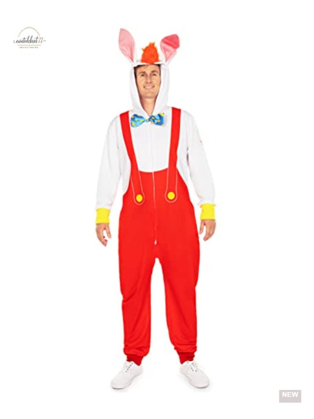 Men's Animal Halloween Jumpsuit Costume with Pockets Adult XL